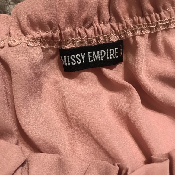 Missy empire chiffon off the shoulder blouse - Picture 3 of 3